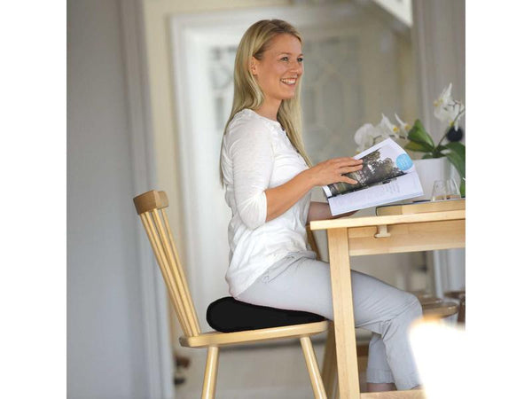 SISSEL Sitfit Plus Sitzkissen schwarz 37cm, dynamisches Sitzen, für Physiotherapie und Rehabilitation