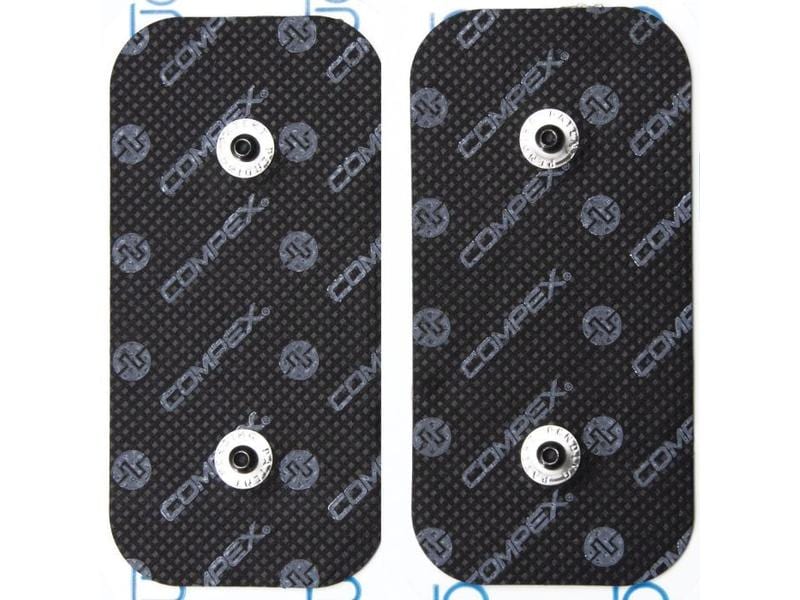 Electrodes Compex Easysnap Performance 2 connecteurs à bouton-poussoir