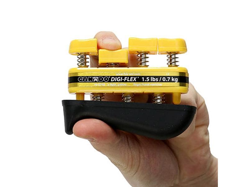 CanDo Digi-Flex hand trainer yellow, 0.7 kg
