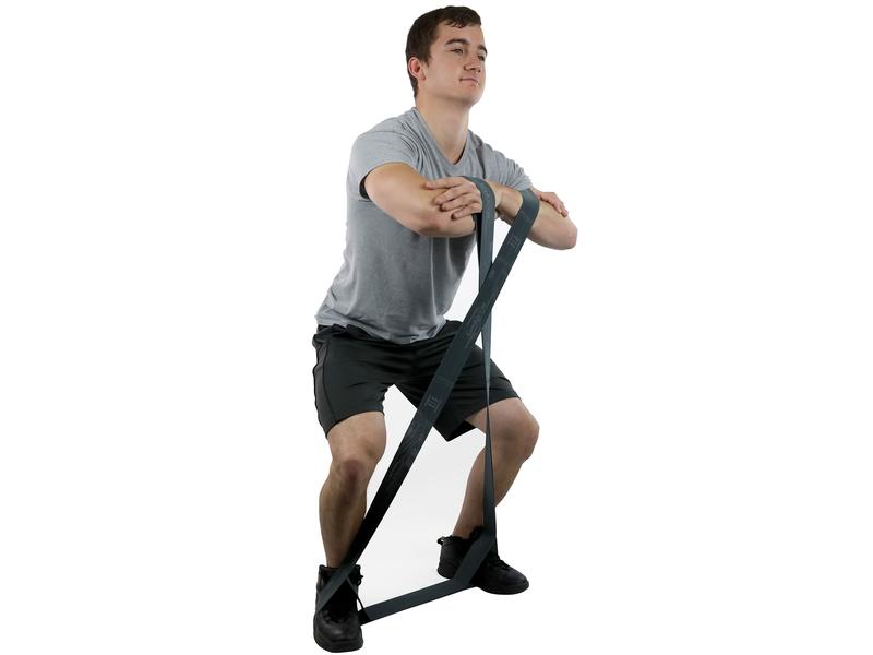 CanDo Fitnessband bande de résistance argentée, extra forte