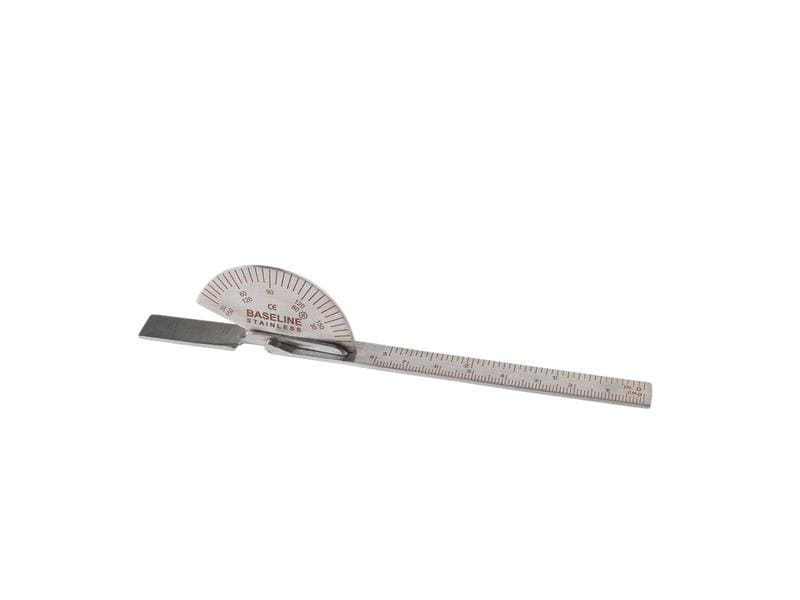 Baseline protractor for small joints