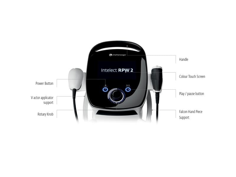 Appareil de thérapie par ondes de choc Chattanooga Intelect RPW 2 y compris V-Actor HF