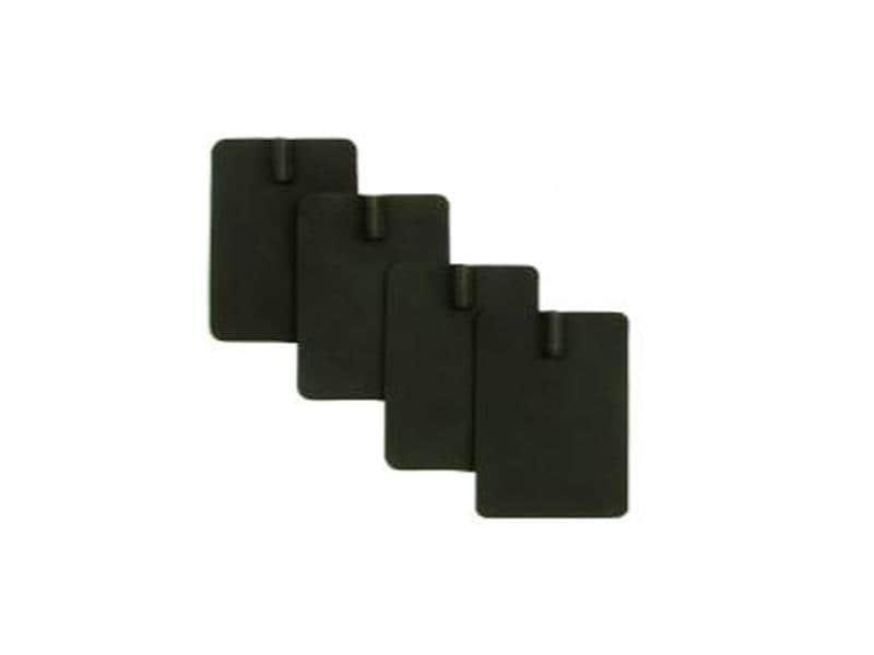 DJO électrodes en caoutchouc noir Sil/Carbon