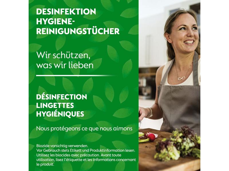 Lingettes hygiéniques désinfectantes Dettol 60 pièces