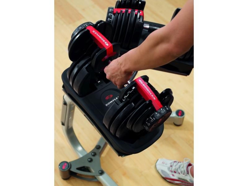 Ensemble d'haltères courts Bowflex Selecttech 552i, 2,3 à 23,8 kg