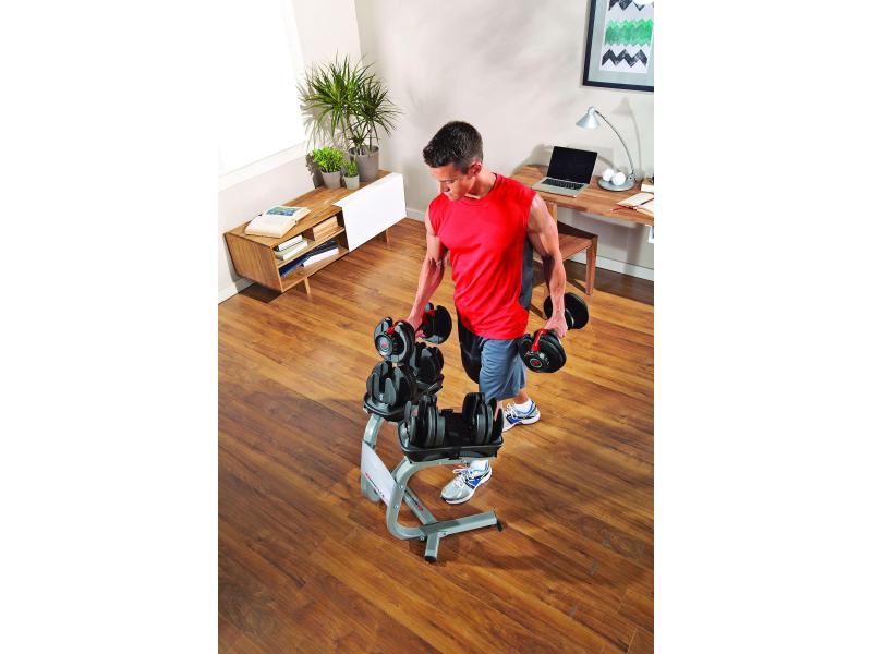 Ensemble d'haltères courts Bowflex Selecttech 552i, 2,3 à 23,8 kg