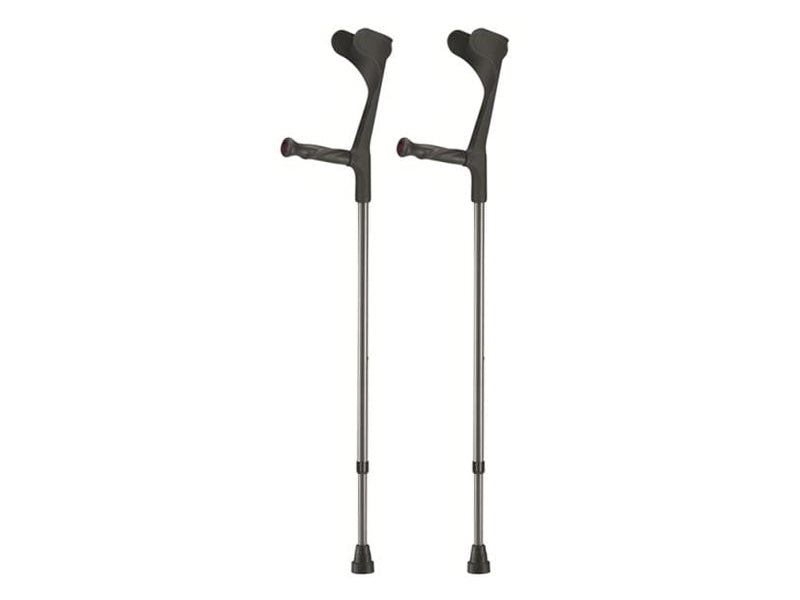 Ossenberg Béquille alu Orthogriff soft avec bouton-pression 1 paire