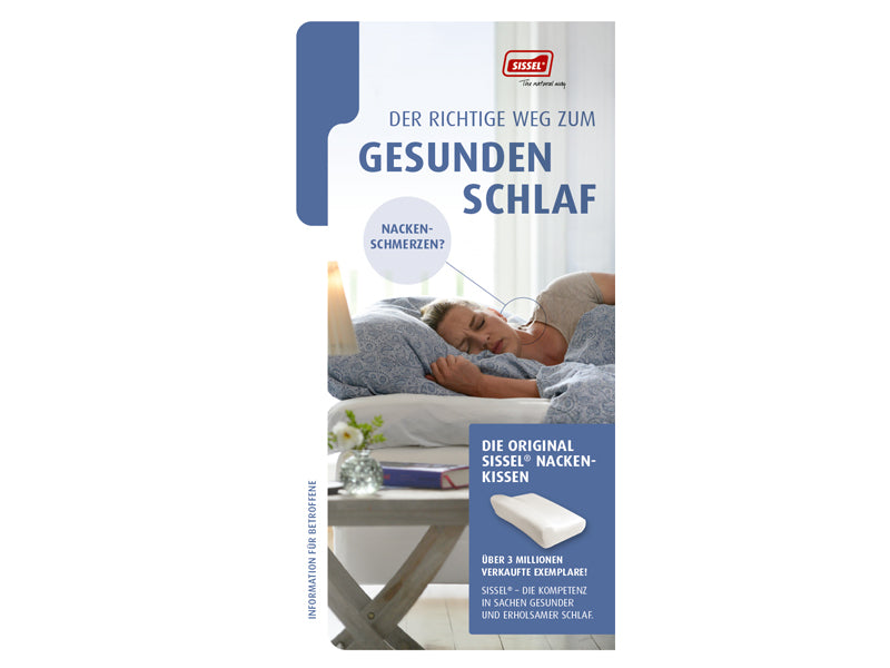 SISSEL Nackenkissen Broschüre DIN A1 deutsch