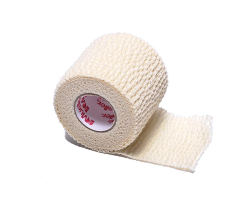 Mueller TEAR Light Tape 7.5 cm x 6.85 m, white, elastic crepe tape for and immobilization