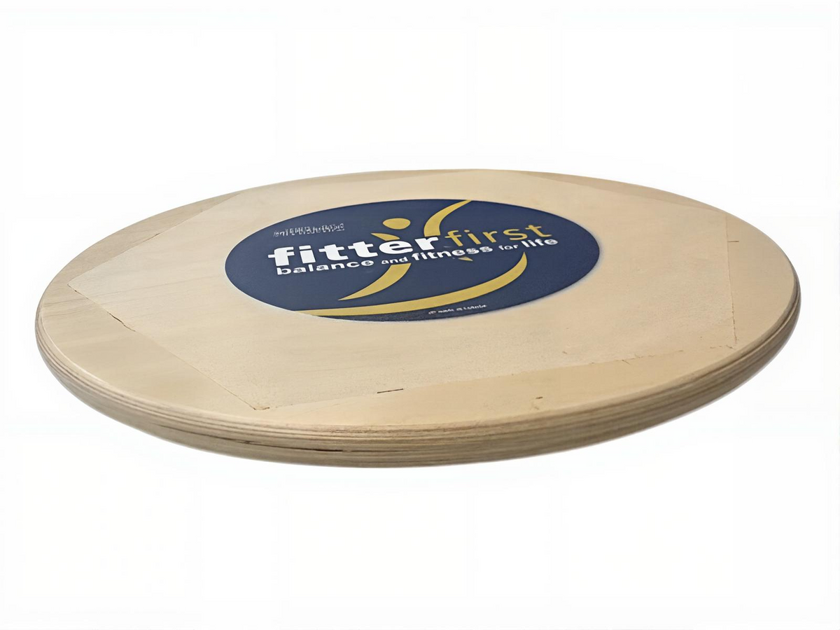 FitterFirst Balance Board Toupie thérapeutique en bois, 39 cm