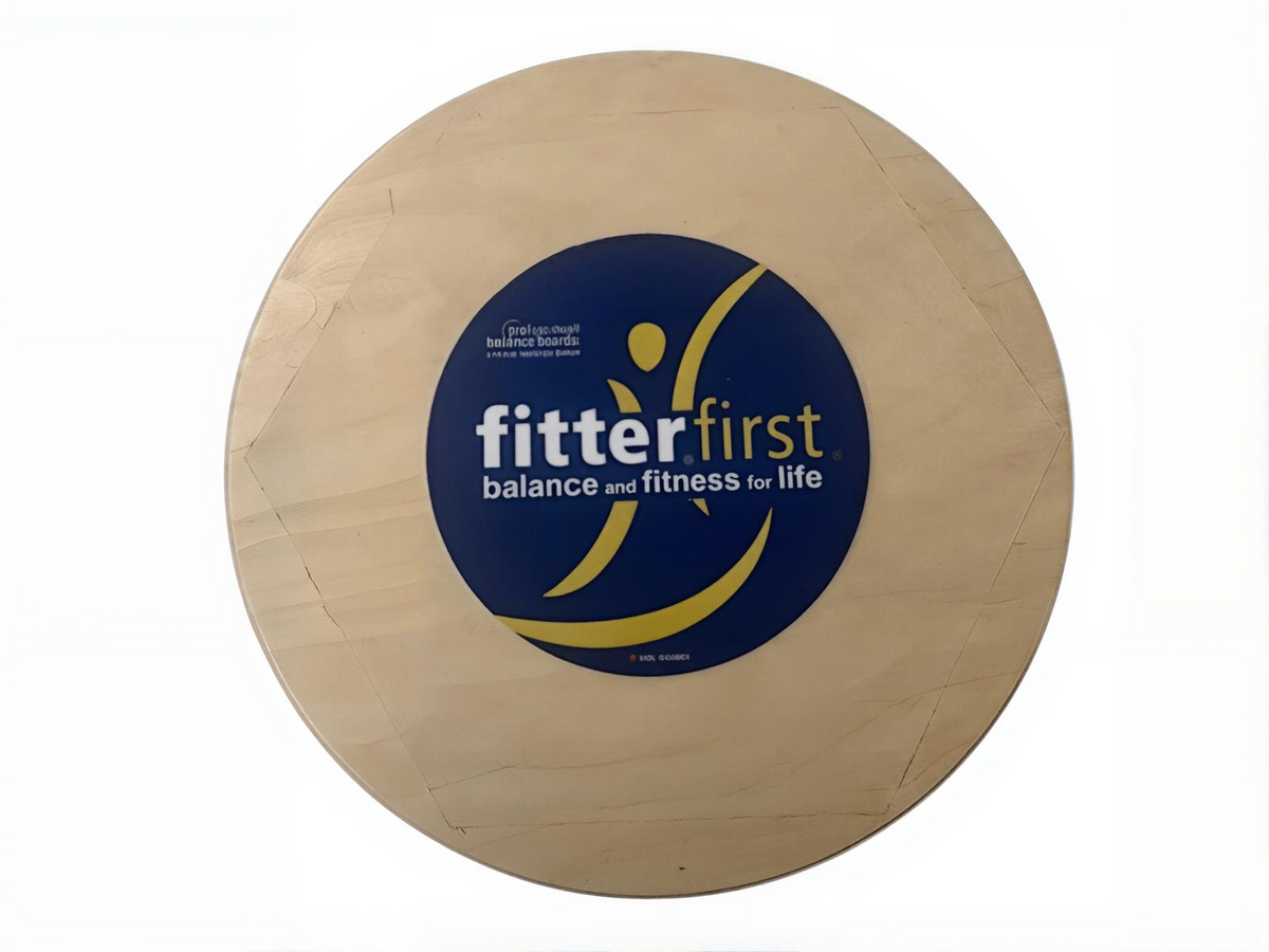 FitterFirst Balance Board Toupie thérapeutique en bois, 39 cm