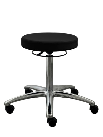Drehhocker 1256 mit Ringauslösung Teppichboden schwarz