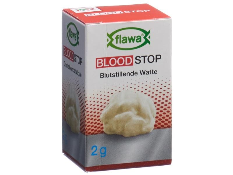 FLAWA hemostatic absorbent cotton sterile Blood Stop 2 g