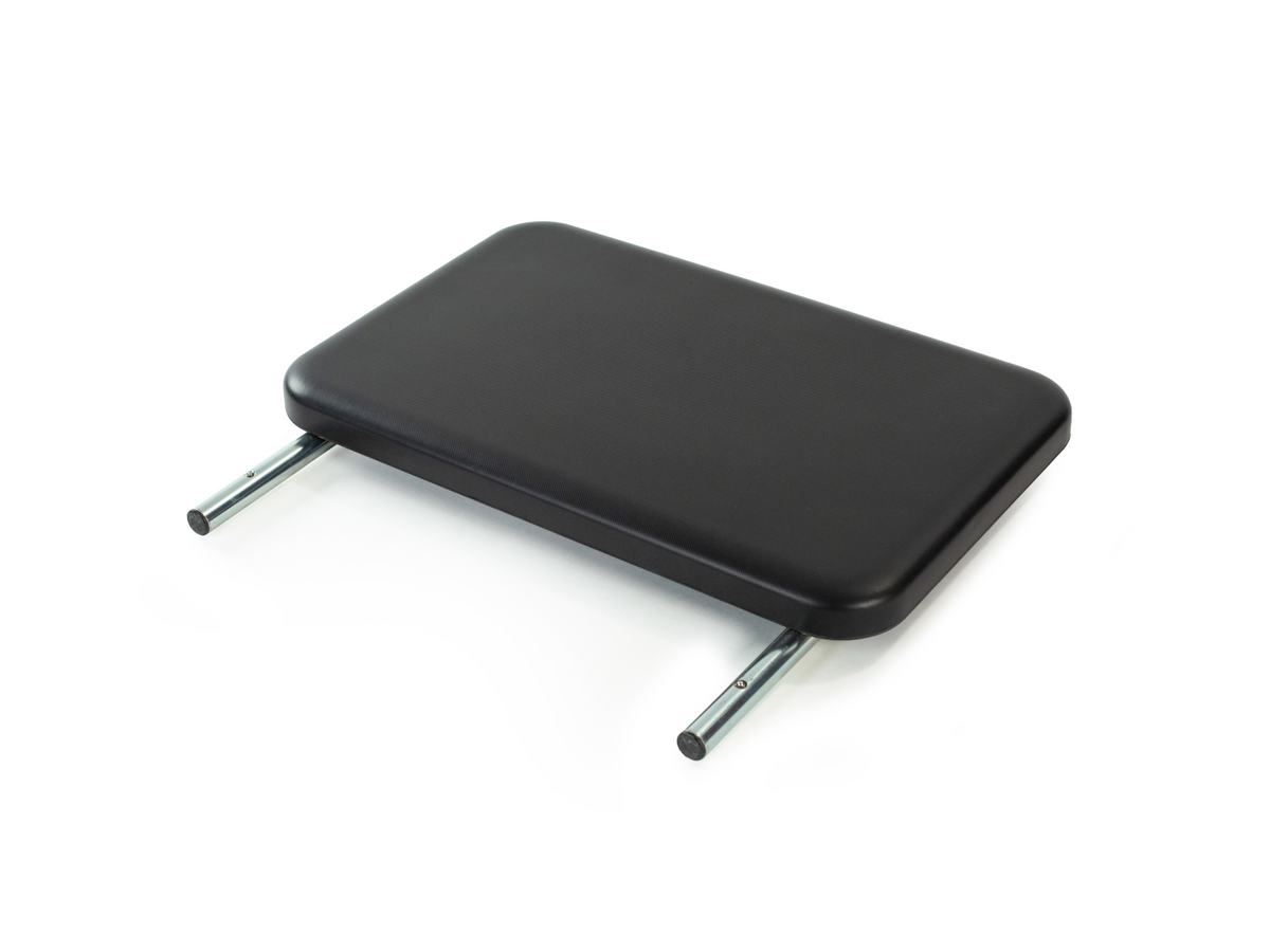 Balanced Body Black Padded Jumpboard, padded footplate with metal pins for Rialto Reformer