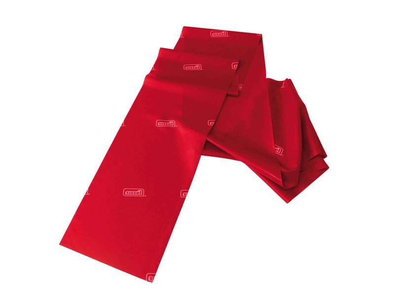 SISSEL Fitness Band, 7.5 cm x 2 m, red, medium