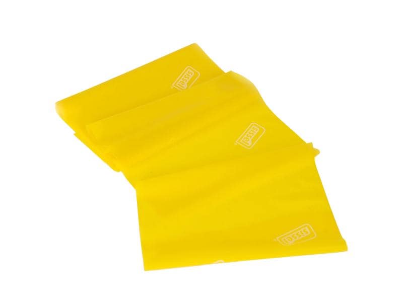 SISSEL Resistance Band, Yellow, Light Resistance, 14.5 cm x 5 m