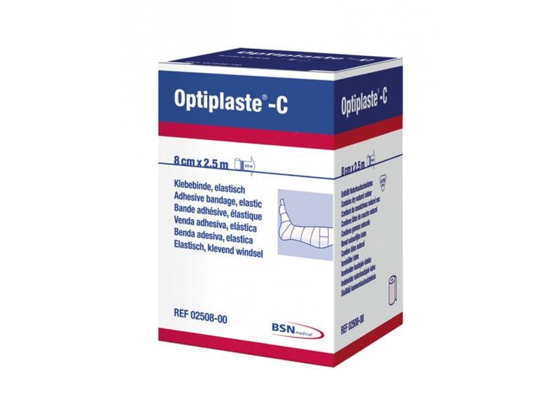 Optiplaste C adhesive bandage 8 cm x 2.5 m