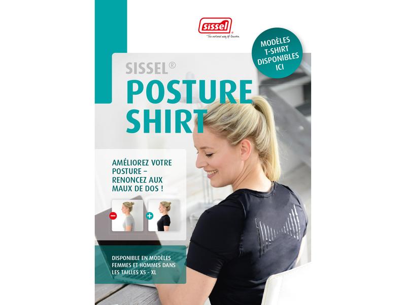 SISSEL Poster Posture Shirt DIN A4 français