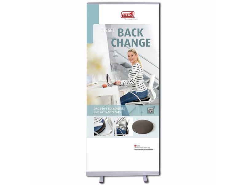 SISSEL Back Change Stoffbanner stehend