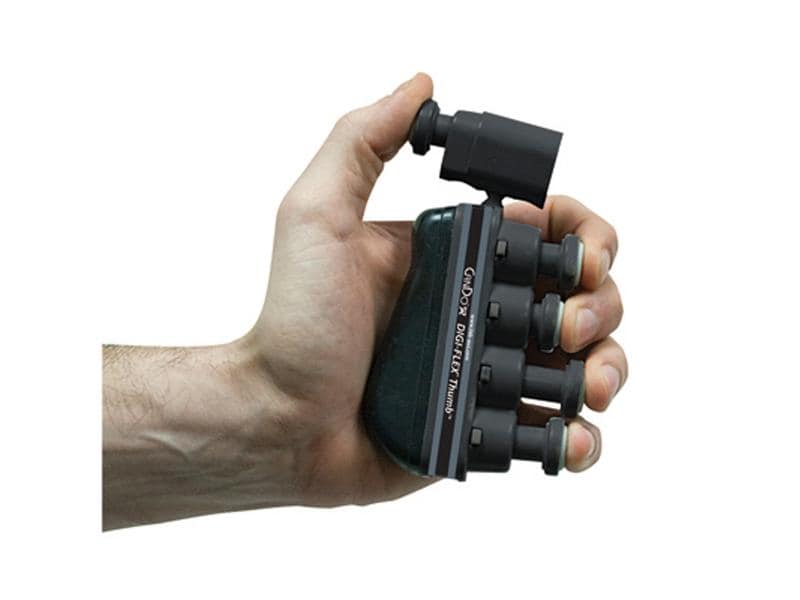 CanDo Digi-Flex Thumb black, extra strong