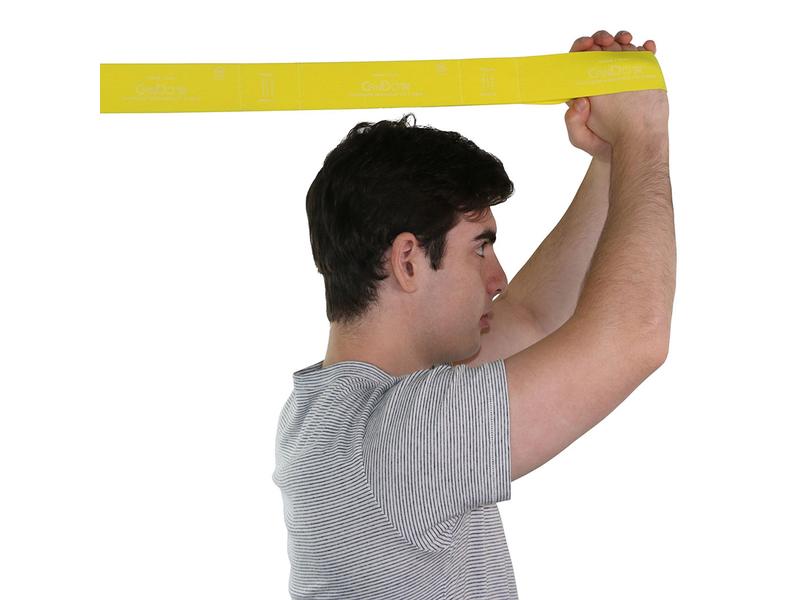 CanDo fitness band resistance band yellow, very light