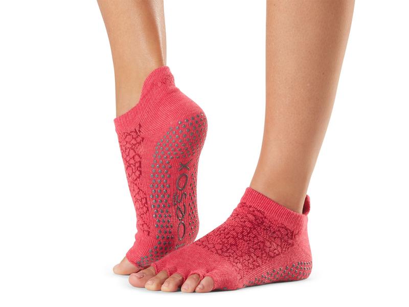 Toesox Offene Zehensocken Low Rise Half Toe M, Hermosa