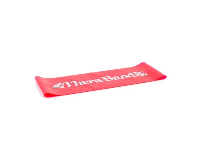 Thera-Band bande de fitness Loop moyennement forte, rouge, 30.5 cm