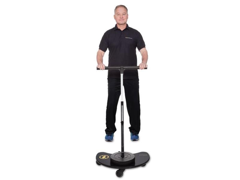 Back trainer training device without weights