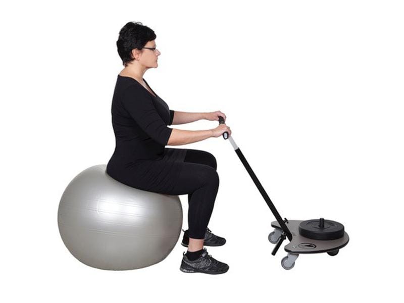 Back trainer training device without weights