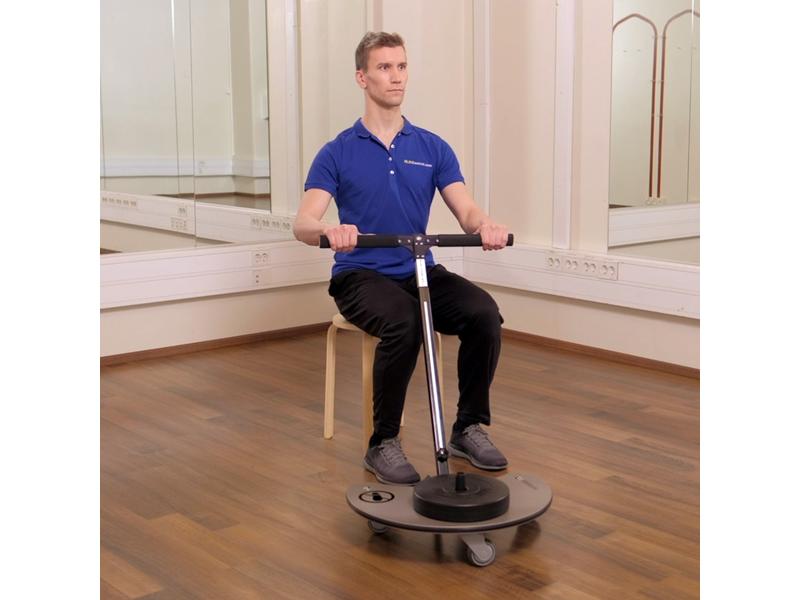 Back trainer training device without weights