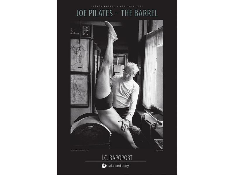 Pilates Poster - Joe Pilates - The Barrel