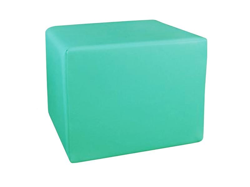 MEDiDOR Cube de positionnement Skai Tundra turquoise 50 x 40 x 45 cm