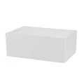 MEDiDOR Cube de positionnement Skai Tundra blanc 40 x 30 x 60 cm