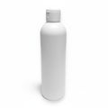Assorted empty round bottles, white, 250 ml, with flip-top cap