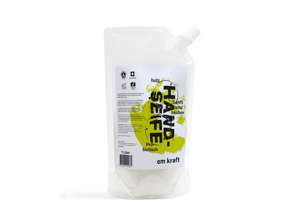 em Kraft Wood-Scented Hand Soap Refill, 1 L