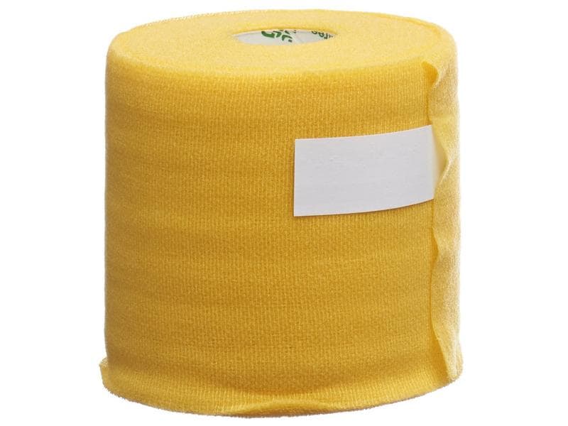 L&amp;R Haftelast / Cohefix bandage yellow, 8 cm x 20 m