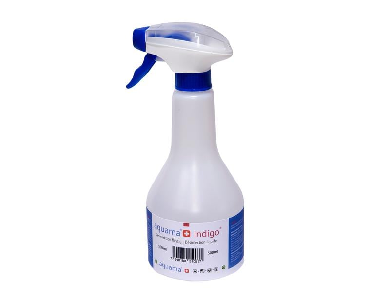 Aquama disinfectant indigo spray bottle 500 ml