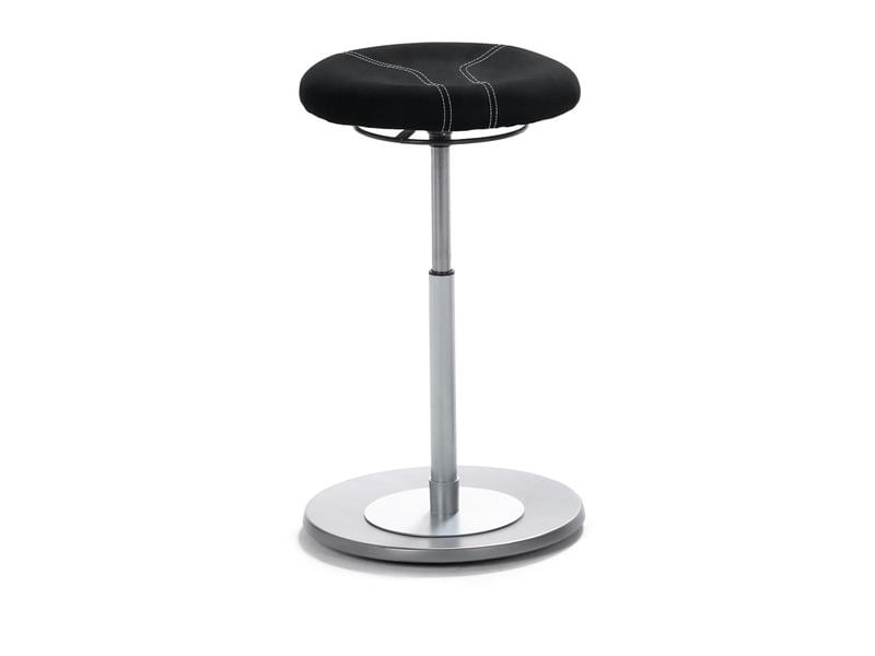 Mayer 1110 Swivel Stool, black, seat height 54–79 cm, disc-shaped seat