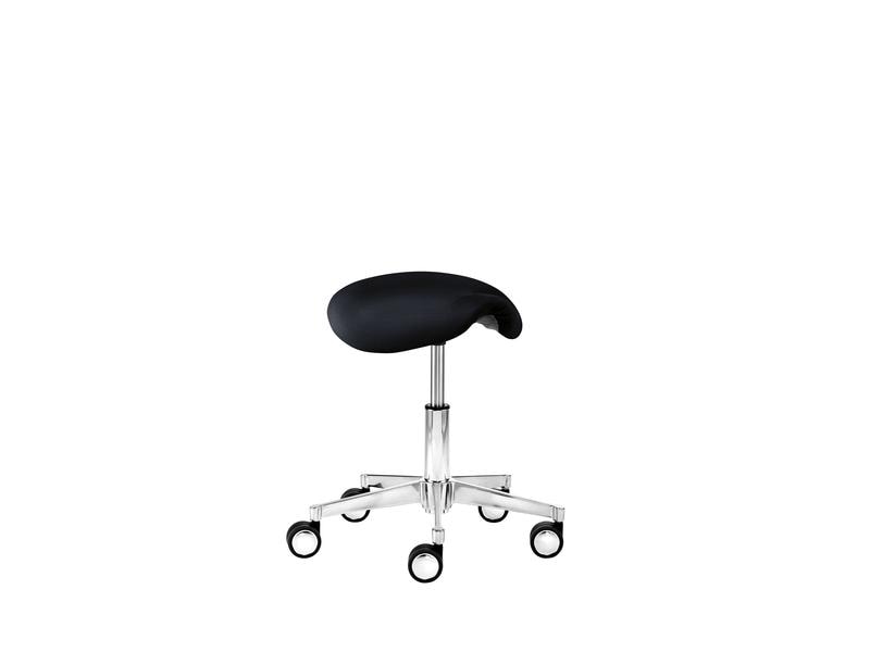 Mayer 1297 Swivel Stool, black, seat height 40–51 cm, for , hard floors