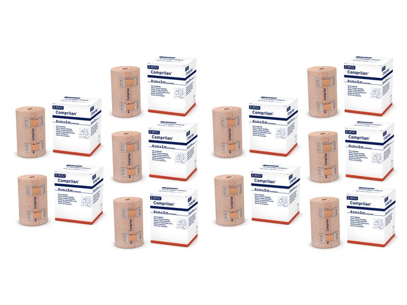 Comprilan short-stretch bandage 8 cm x 5 m, 10 pieces