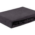 MEDiDOR Housse de serrage en tissu éponge avec évidement pour le visage gris