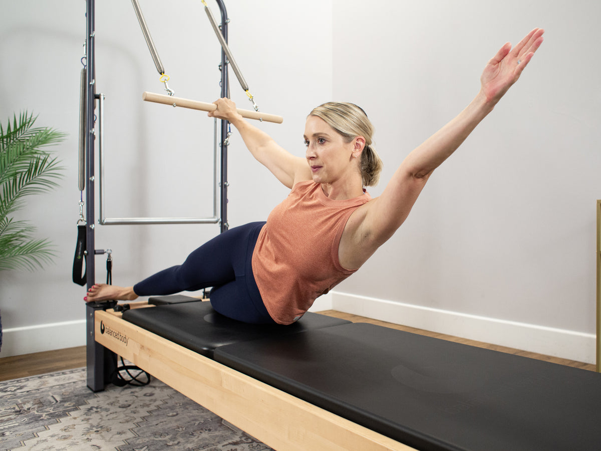 Balanced Body Rialto Reformer avec tour et tapis