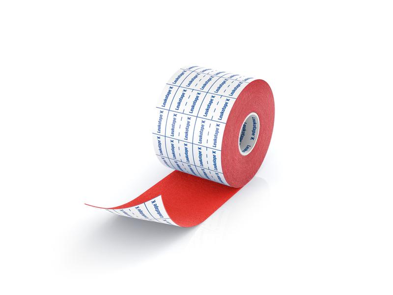 Bande élastique Leukotape K rouge, 5 cm x 5 m