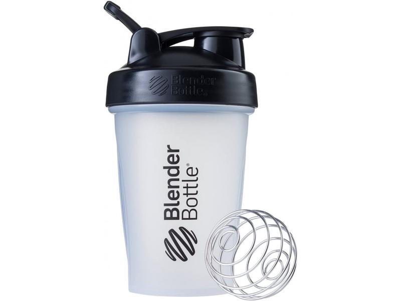 Blender Bottle Shaker &amp; Trinkflasche Classic Loop 590 ml, Clear/Black