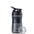 Blender Bottle Shaker & Drinking Bottle SportMixer Flip 590 ml, Black/Black