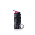 Blender Bottle Shaker & Drinking Bottle SportMixer Flip 590 ml, Black/Pink