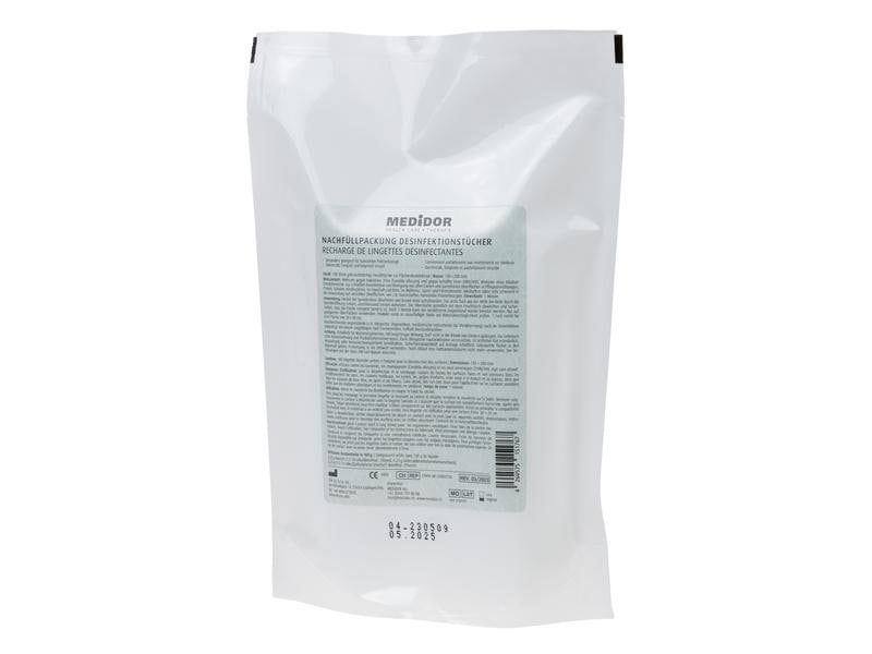 MEDiDOR disinfectant wipes refill bag 100 pieces