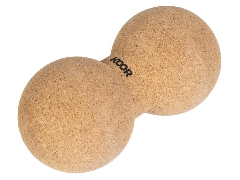 Peanut Ball XL - Boule de Massage Duo - Liège naturel - 10cm de Peanut Ball XL - Boule de Massage Duo - Liège naturel - 10cm de