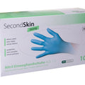 SecondSkin Einweghandschuh Nitril Strong Grösse L, blau, 100 Stück