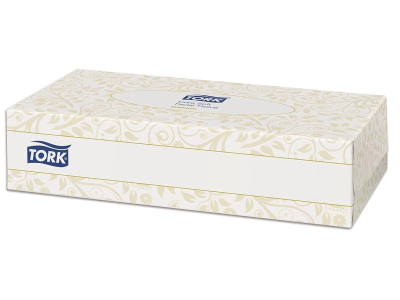 Tork Premium Cosmetic Tissues, Extra Soft, 100 sheets